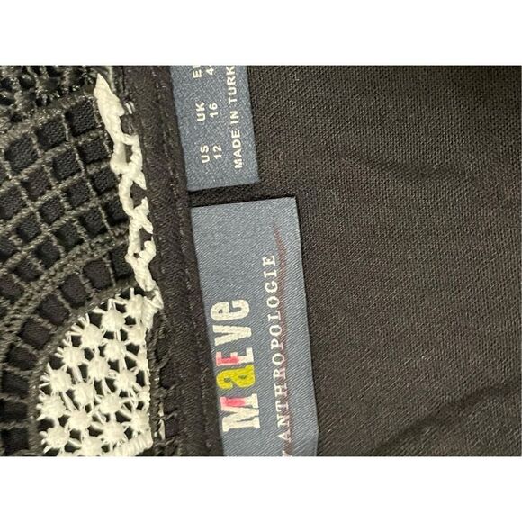 Anthropologie x Maeve Halter Mini Dress Size 14 - Picture 10 of 11